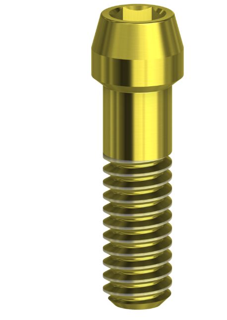 Screw Hex Tin Coated Compatible With Astra Tech Implant System On Implant EV/4.2 1.27 mm Gold