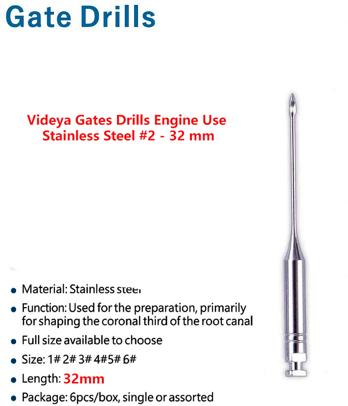 Videya Gates Drills Engine Use Stainless Steel #2 - 32 mm