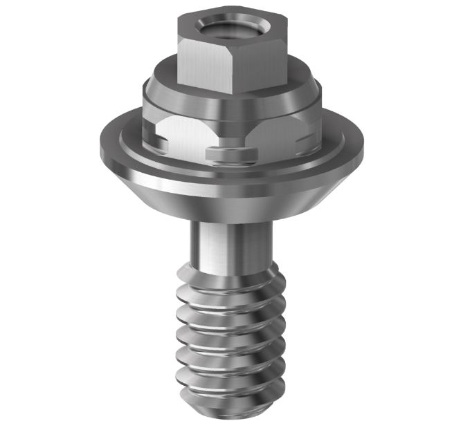 MetAlive Multi-Unit Abutment Compatible With 3I Osseotite NP/3.4 0° 1 mm