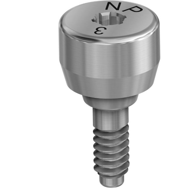 Healing Abutment Compatible With NobelActive & NobelReplace CC For Bridges NP/3.5 - 3 mm