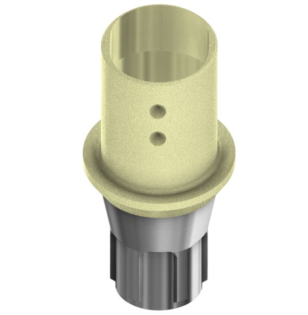 Ellipti Base Compatible With Astra Tech Implant System Flat EV/3.0 Gold