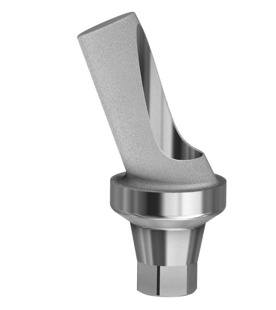 Angled Abutment Compatible With Astra Tech Osseospeed On Implant RP/3.5-4 25°