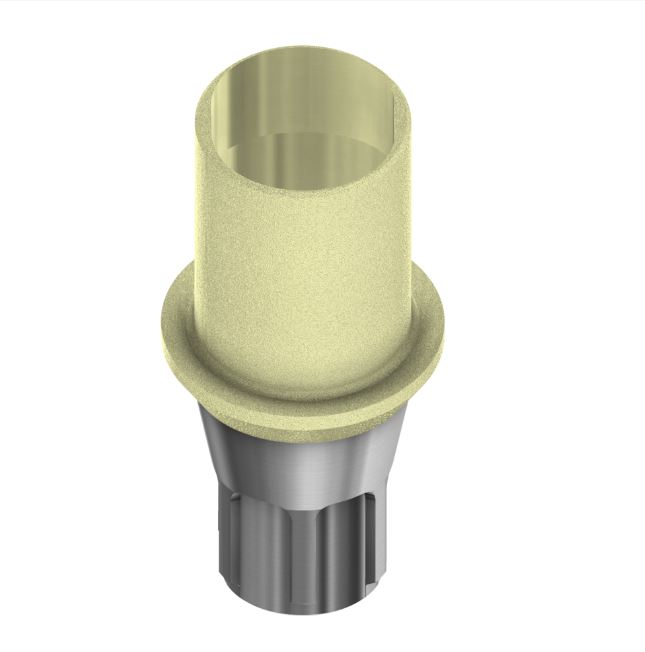 Ellipti Base Compatible With Astra Tech Implant System Corner EV/3.0 Gold