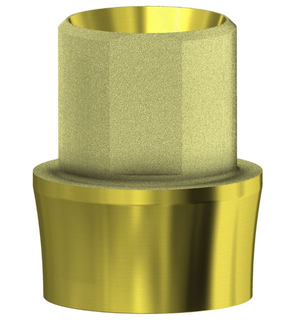 Aurum Base Compatible With Nobel Branemark Engaging RP 4.1 - 2.5 mm Gold