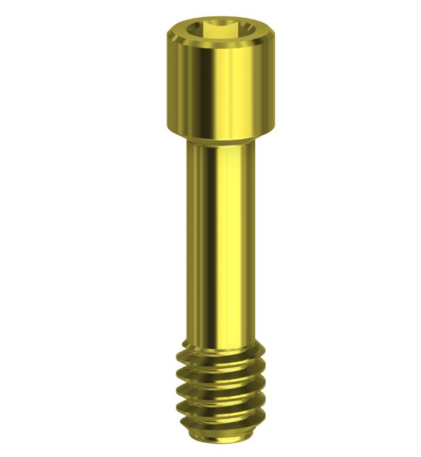 Screw Hex Tin Coated Compatible With GlobalD In-Kone On Implant 1.22 mm Gold