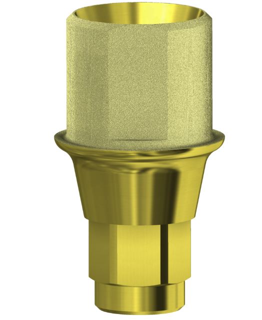 Aurum Base Compatible With Medentis ICX Engaging 2.20 mm Gold