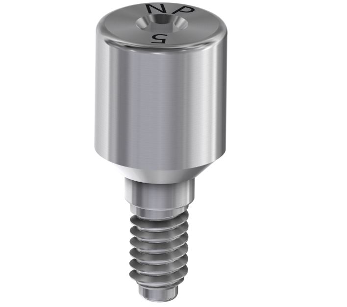 Healing Abutment Compatible With Zimmer Internal Hex NP/3.5 - 5 mm