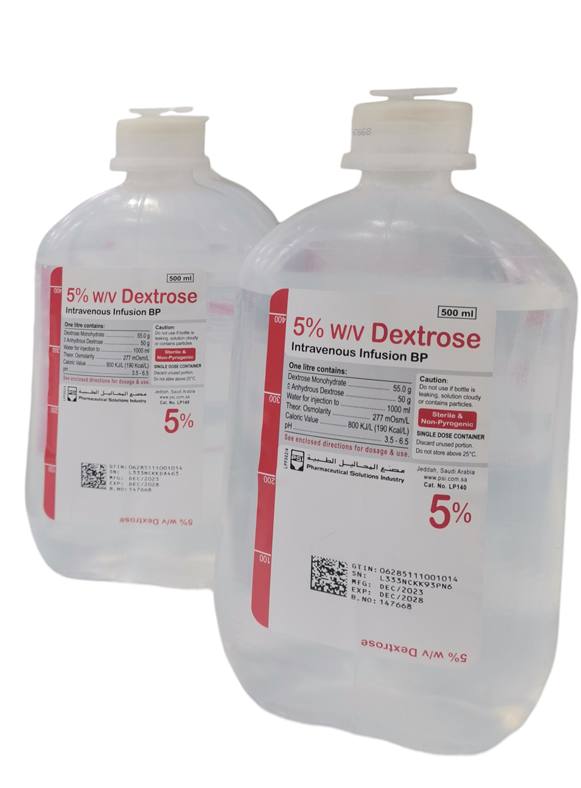 محلول 500 مل DEXTROSE 5%