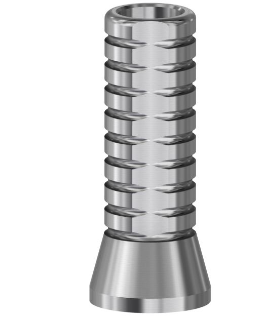 Temporary Abutment Compatible With Straumann Tissue Level & Synocta On Abutment With Screw Engaging RN/4.8