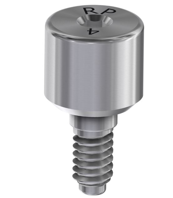 Healing Abutment Compatible With Zimmer Internal Hex RP/4.5 - 4 mm