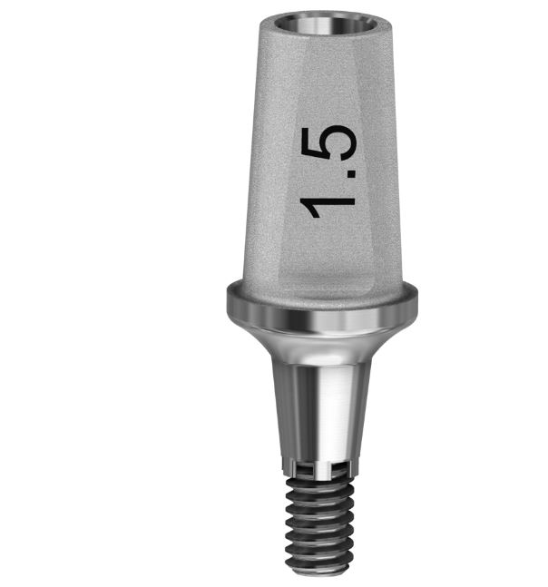 Straight Abutment Compatible With Dentsply Ankylos Engaging 1.5 mm