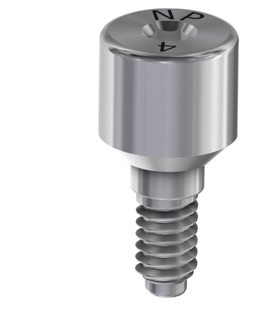 Healing Abutment Compatible With Zimmer Internal Hex NP/3.5 - 4 mm