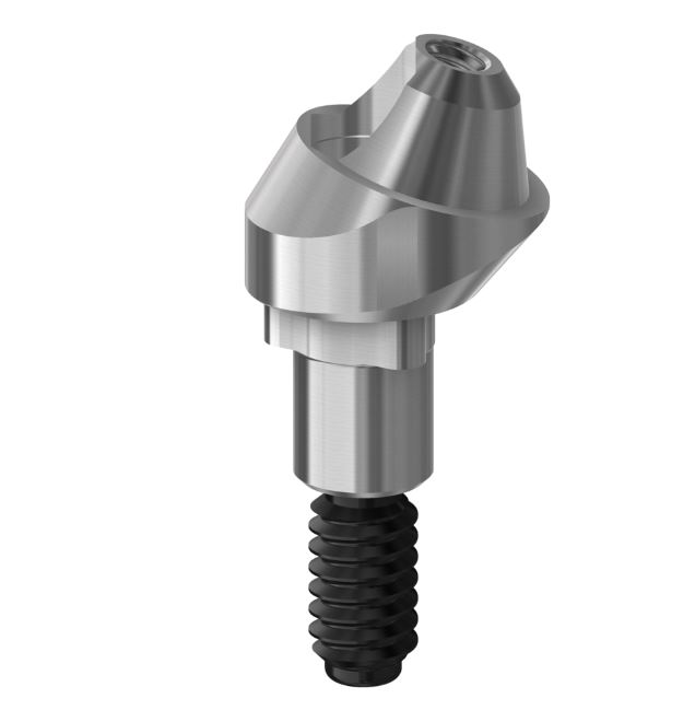 Multi-Unit Abutment Compatible With Nobel Replace Select On Implant With DLC Screw Non Engaging NP/3.5 - 3 mm