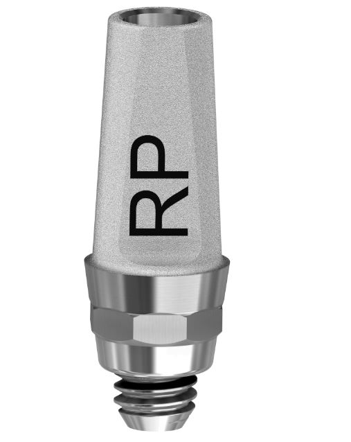 Angled Abutment Compatible With Straumann Tissue Level & Synocta On Implant RN/4.8 25°