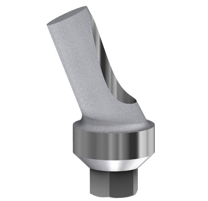 Angled Abutment Compatible With Zimmer Internal Hex RP/4.5 25°