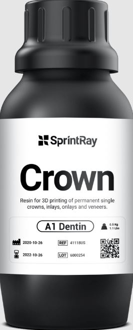 SprintRay Crown - A1 Dentin