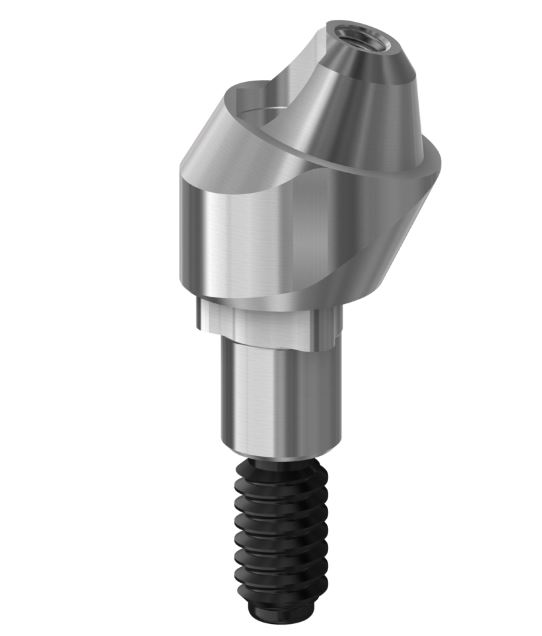 MetAlive Multi-Unit Abutment Compatible With NobelReplace Select 17º With DLC Coated Screw Engaging RP/4.3 - 4 mm