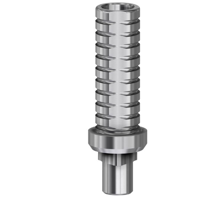 Temporary Abutment Compatible With NobelReplace Select On Implant With Screw Engaging RP/4.3