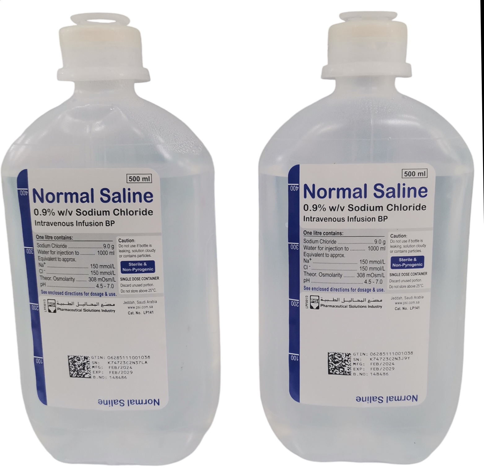 محلول ملح 500مل NORMAL SALINE