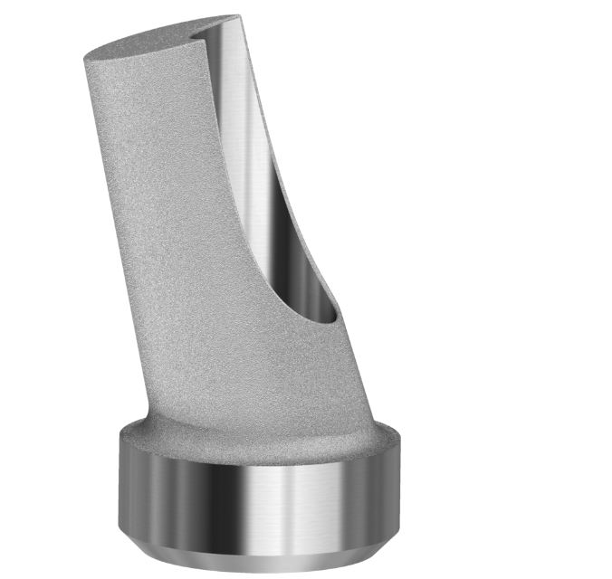 Angled Abutment Compatible With 3I Osseotite On Implant RP/4.1 15°