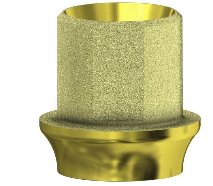 Aurum Base Compatible With Nobel Branemark Engaging NP 3.5 - 1.5 mm Gold