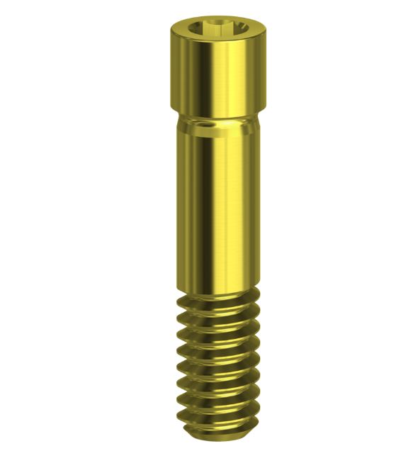 Screw Hex Tin Coated Compatible With Dentium Superline & Implantium On Implant 1.28 mm Gold