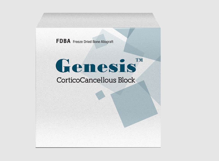 Genesis Cortico Cancellous Bone Block 6 x 12 x 12 mm