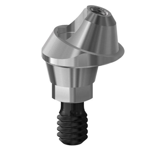 Multi-Unit Abutment Compatible With NobelActive & Replace CC RP/4.3 17° 2.5 mm