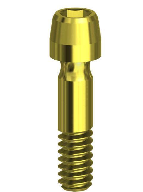 Screw Hex Tin Coated Compatible With Astra Tech Osseospeed RP/3.5-4.0 1.27 mm Gold