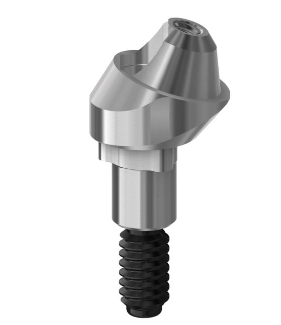 MetAlive Multi-Unit Abutment Compatible With NobelReplace Select On Implant With DLC Screw Non Engaging NP/3.5 - 3 mm