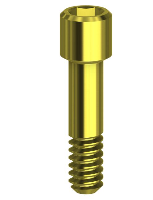 Screw Hex Tin Coated Compatible With Astra Tech Osseospeed WP/4.5-5.0 1.27 mm Gold