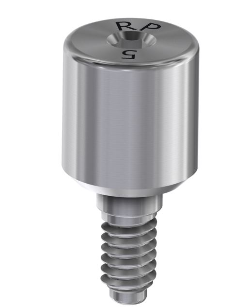 Healing Abutment Compatible With Zimmer Internal Hex RP/4.5 - 5 mm