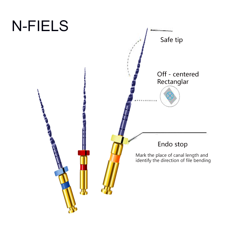 N-Files Heat Activation Engine Use NiTi X1-X3 - 25 mm Next Blue