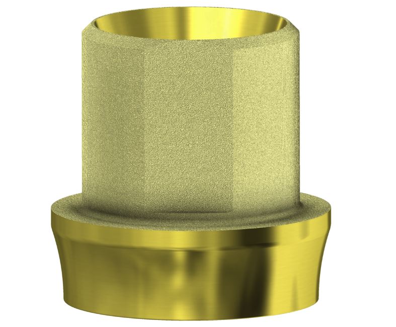 Aurum Base Compatible With Nobel Branemark Engaging RP 4.1 - 1.5 mm Gold