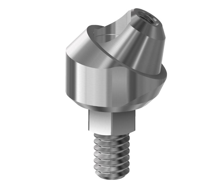 Multi-Unit Abutment Compatible With Zimmer Internal Hex 30º RP/4.5 - 4.5 mm