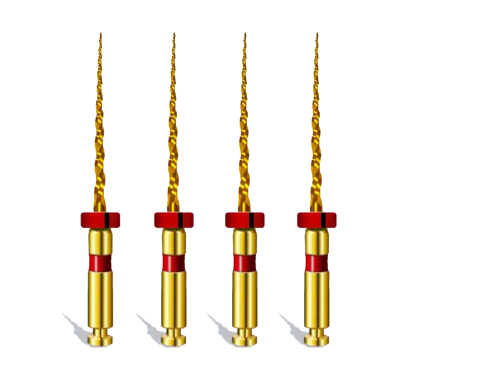 D-Files Heat Activation Gold for Retreatment Engine Use NiTi D2 - 18 mm