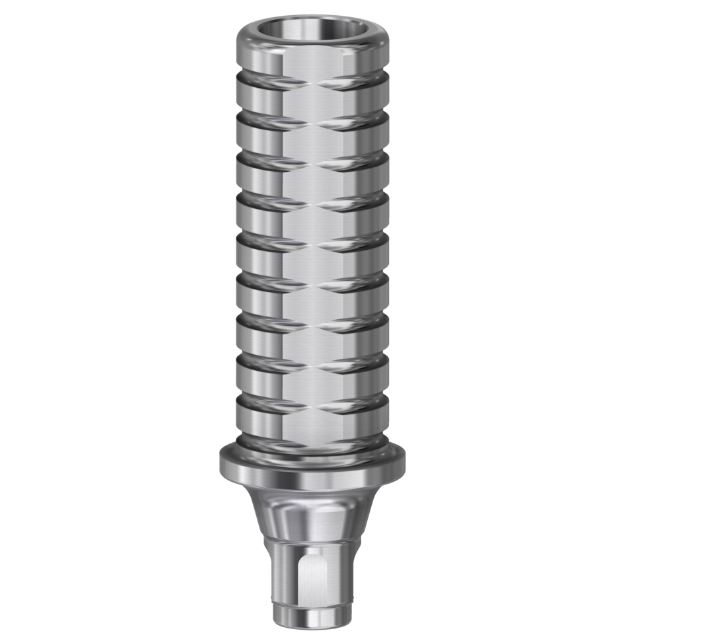 Temporary Abutment Compatible With Straumann Bone Level On Implant With Screw Engaging NC/3.3