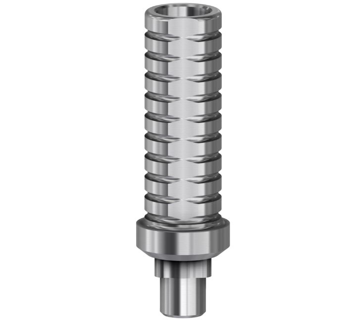 Temporary Abutment Compatible With NobelReplace Select On Implant With Screw Engaging NP/3.5