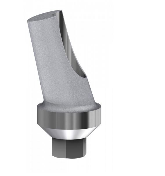 Angled Abutment Compatible With Zimmer Internal Hex RP/4.5 15°