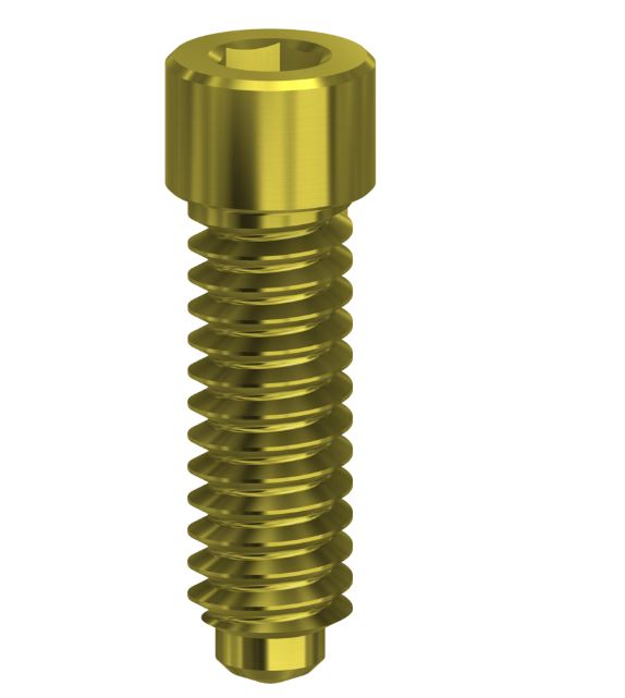 Screw Hex Tin Coated Compatible With 3I Osseotite NP/3.4 1.20 mm Gold