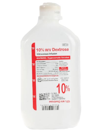 دكستروز 10% 500مل DEXTROS
