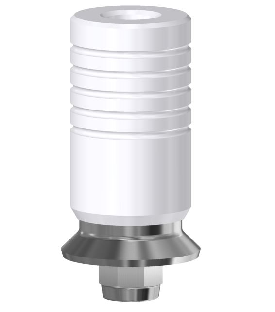 CoCr Base Compatible With Straumann Tissue Level & Synocta On Implant Engaging WN/6.5