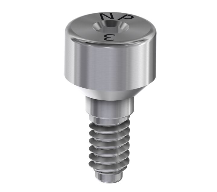 Healing Abutment Compatible With Zimmer Internal Hex NP/3.5 - 3 mm