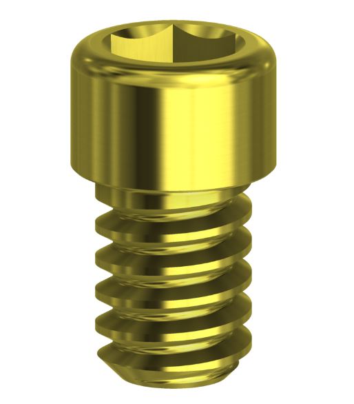 Screw Hex Tin Coated Compatible With MIS Seven Multi Unit 4.8 1.27 mm Gold