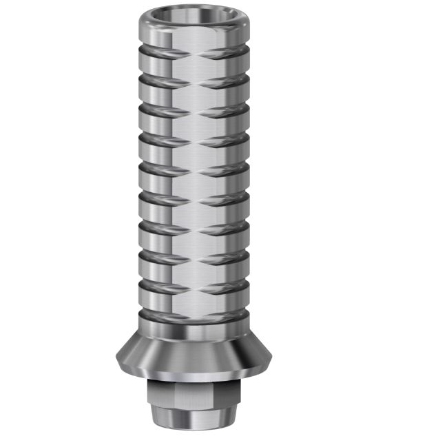 Temporary Abutment Compatible With Straumann Tissue Level & Synocta On Implant With Screw Engaging RN/4.8