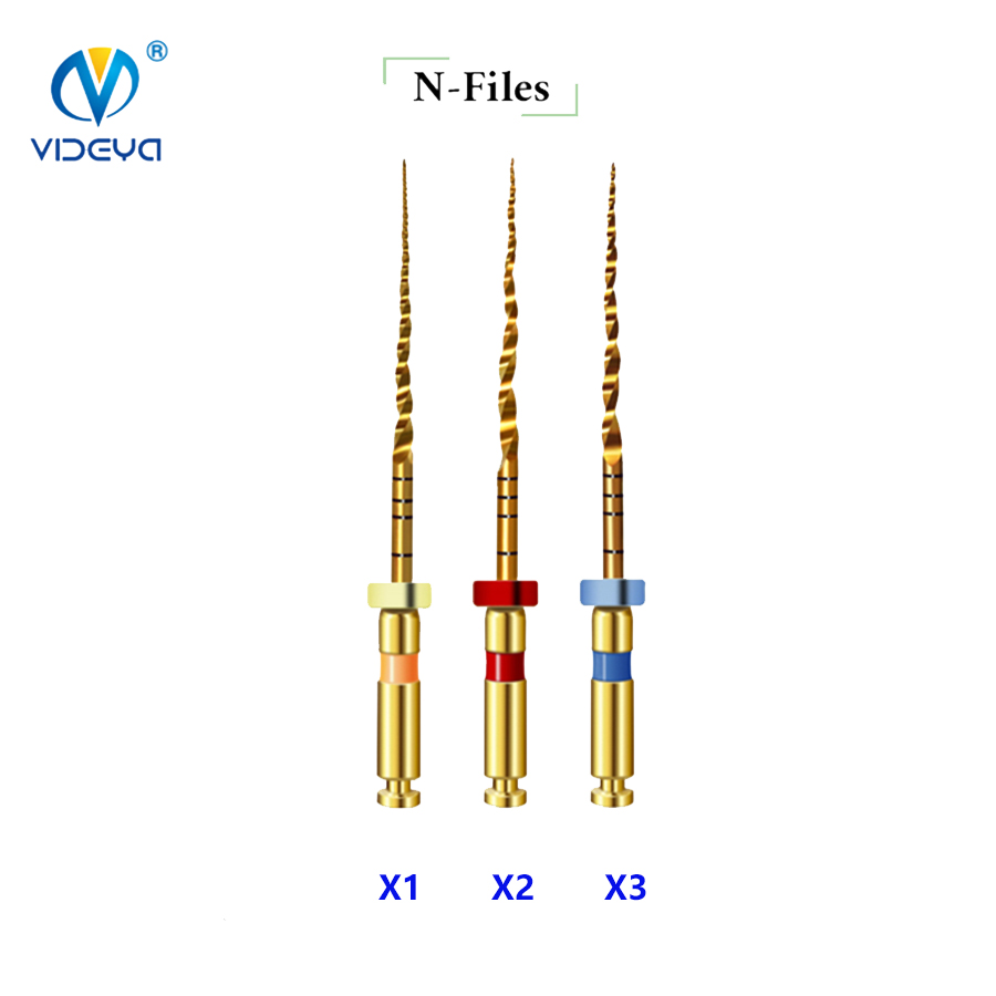 N-Files Heat Activation Gold Engine Use NiTi Next X1-X3 - 25 mm