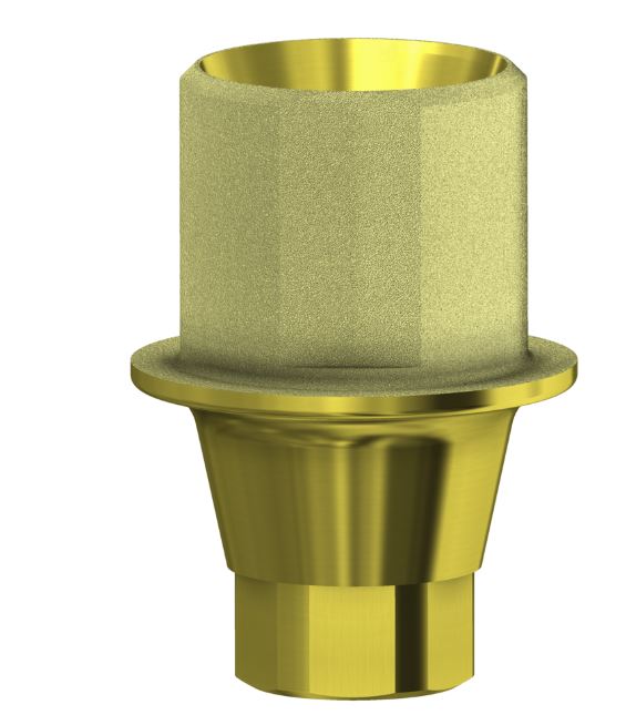 Aururm Base Compatible With NobelActive & NobelReplace CC Engaging NP 3.5 Gold