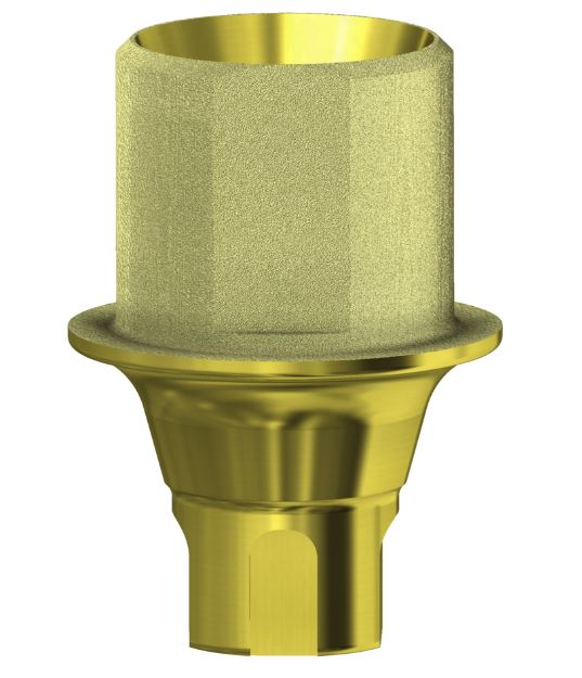 Aurum Base Compatible With Straumann Bone Level Engaging NC 3.3 Gold