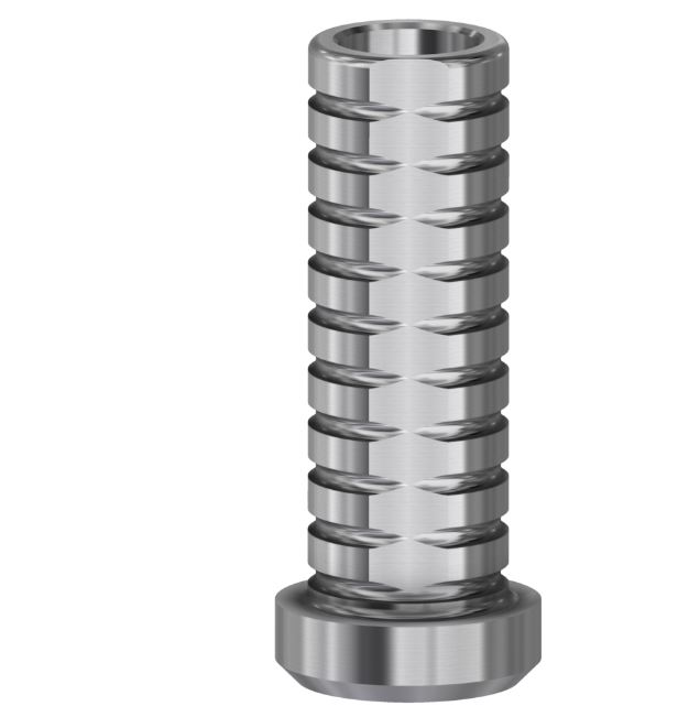 Temporary Abutment Compatible With 3i Osseotite On Implant With Screw Engaging RP/4.1