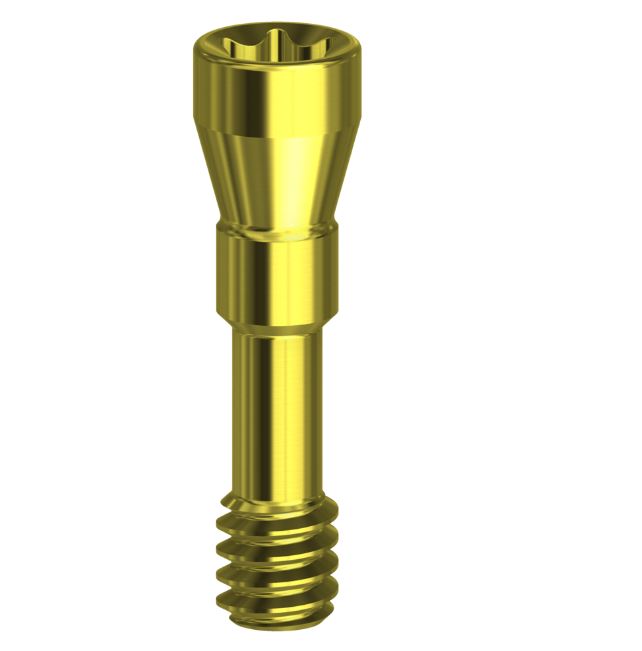 Screw Trox Tin Compatible With Straumann Bone Level RP/RC/4.1-4.8 Gold